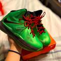 Nike Shoes | Lebron 10 Youth Basketball Shoes | Color: Green/Red | Size: 6.5bb