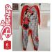 Disney Pajamas | 5/$25=Minnie Mouse Sleeper, Size 6 / 6x, Red And Gray | Color: Gray/Red | Size: 6g