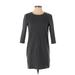 Old Navy Casual Dress - Shift: Gray Solid Dresses - Women's Size X-Small