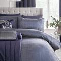 Laurence Llewelyn-Bowen - Palladio - Jacquard Duvet Cover Set - King Bed Size in Navy