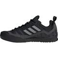 adidas Terrex Swift Solo 2 Black/Black/Grey Men's 10, Women's 11 Medium