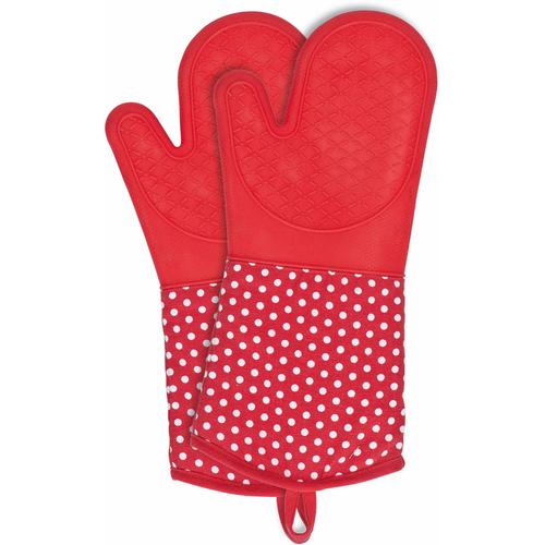 Topfhandschuhe WENKO Topflappen rot und Topfhandschuh aus Silikon