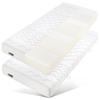 Komfortschaummatratze FAN "ProVita Flex 21 S ECO, Matratze in 90x200 cm, 140x200" Gr. 3, weiß, B:90cm H:21cm L:200cm, Bezug: 100% Polyester, Matratzen, Matratze in 3 Härtegraden und diversen Größen erhältlich