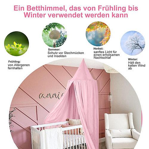 Betthimmel Kinder rosa