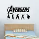 The Avengers Vinyl Sticker for Boy Bedroom Cartoon Super ForeMural Stickers for Laptop Car Window