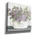 Ophelia & Co. Lilac Galvanized Pot by Cindy Jacobs - Wrapped Canvas Painting Canvas in Gray | 37 H x 37 W x 1.5 D in | Wayfair