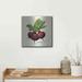 Red Barrel Studio® Linen Vegetable I V2 by Studio Mousseau - Unframed Graphic Art on Metal in Green/Red | 12 H x 12 W x 0.13 D in | Wayfair