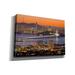 Latitude Run® Bay Bridge from Berkeley by John Gavrilis - Wrapped Canvas Photograph Canvas in Blue/Brown | 18 H x 26 W x 0.75 D in | Wayfair