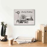 The Holiday Aisle® Country Christmas by Lori Deiter - Wrapped Canvas Graphic Art Canvas in Black/Gray | 12 H x 16 W x 0.75 D in | Wayfair