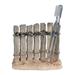 Gracie Oaks Quantina Toothbrush Holder Resin, Wood in Gray | 4.33 H x 2.36 W x 5.12 D in | Wayfair 79FC6DDF137B4D0D9625305DE50AC94B