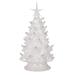 The Holiday Aisle® Christmas Tree That Lights Ups - Inspired Vintage Christmas Tree - Light Up Tree in White | 11.5 H x 6.5 W x 6.5 D in | Wayfair