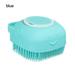 Bathroom Supplies Add liquid Non-toxic Scrubbing artifact Cleaning Comb Silicone Bath Brush Body Scrubber BLUE