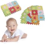 Tapis de Jeu en Mousse pour Bébés et Enfants - 36 Dalles en Mousse eva Thème Animaux Tapis Puzzle