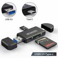 Black.Friday ad 3 in 1 Micro USB Type C Portable Memory Card Reader and SD/TF Card Adapter with OTG Function for PC & Laptop & Sm