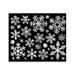 JDEFEG Rainbow Wall Decals for Kids Rooms Solid Color Various Shining Snowflake Shapes Merry Christmas Party Dots Home Layout Shop Window Glass Stickers Girls Vanity and Yellow