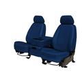 CalTrend Front Buckets Carbon Fiber Seat Covers for 2009-2011 Nissan Cube - NS385-04FA Blue Insert and Trim
