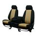 CalTrend Front Buckets NeoPrene Seat Covers for 2006-2013 Chevy Impala - CV429-06PP Beige Insert with Black Trim