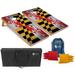 Tailgating Pros Regulation Cornhole Boards Flag Set - Includes 8 Bean Bags Carrying Cases and 4 x2 Corn Hole Toss Game - Optional LED Lights