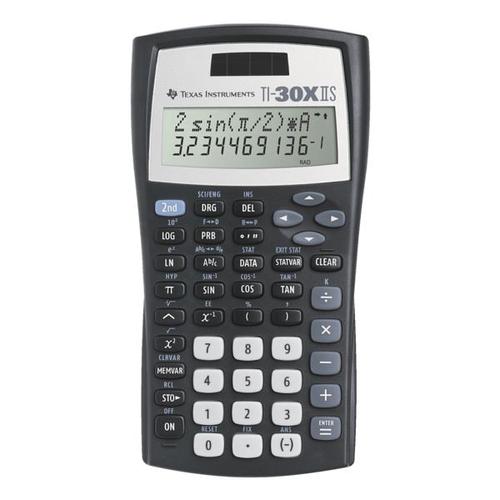 Taschenrechner »TI-30X II S« schwarz, Texas Instruments, 8.5x15.9 cm