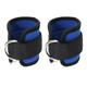 Alexsix 2pcs Ankle Weights Adjustable Leg Wrist Strap Running Boxing Braclets Straps Gym Accessory(Blue)