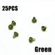 25/50PCS New High Quality Ronnie Rig Outdoor Sports Hook Stops Beads Carp Fishing Stoper Pop UP Boilies Stop Fishing Hair Chod GREEN 25PCS