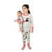 Leveret Kids & Toddler & Toddler Pajamas Matching Doll & Girls Pajamas 100% Cotton Dinosaur Grey (Size 2 Years)