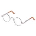 1/3 Fashion Retro Round Glasses Full Rim Spectacles for DZ Doll Frame Clear Lens