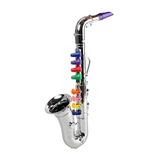 Children Plastic Trumpet Toy Musical Instruments Toy Saxophone 8 Rhythms Trumpet Toy Kids Mini Musical Instrument Toy Props for