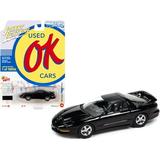 Diecast 1997 Pontiac Firebird T/A Trans Am WS6 Black with Matt Black Top OK Used Cars Series Limited Edition to 18056 pieces Worldwide 1/64 Diecast Model Car by Johnny Lightning