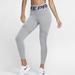 Nike Pants & Jumpsuits | Nike Women | 7/8 Tights | Pro Stealth Lux | Color: Gray | Size: Various