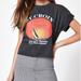 Brandy Melville Tops | Brandy Melville John Galt St Croix Crop Top | Color: Gray/Orange | Size: One Size