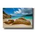 Epic Graffiti Seychelles Beach 3 by Epic Portfolio Canvas Wall Art 18 x12