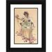 Harrison Fisher 17x24 Black Ornate Framed Double Matted Museum Art Print Titled: Saturday Evening Post Cover May 10 (1902)