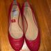 Michael Kors Shoes | Michael Kors Red Flats, Size 7.5m | Color: Red | Size: 7.5