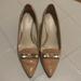 Coach Shoes | Coach Patent Leather Pumps 8.5 | Color: Tan | Size: 8.5