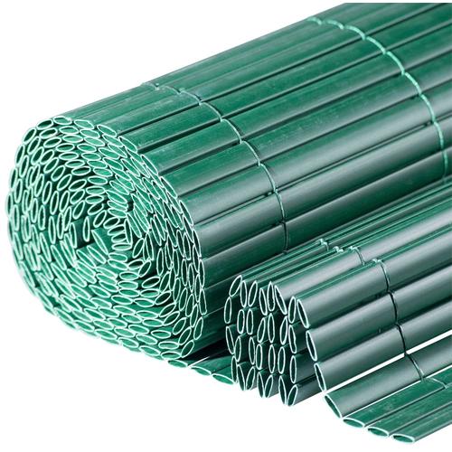 WINDHAGER Sichtschutzzaunmatten Zaunelemente aus UV- und witterungsbeständigem PVC, L: 3 m Gr. H/L: 100 cm x 3 m, grün