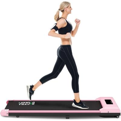Motorisiertes Laufband – BIGZZIA Portable Flat – mit Fernbedienung und LCD-Display – keine Image