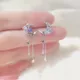 Boucles d'oreilles pompon étoile et lune en cristal de Rotterdam pour femmes boucles d'oreilles