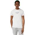Tommy Hilfiger Herren T-Shirt Hilfiger Logo Tee mit Rundhalsausschnitt, Weiß (Weiß), 3XL [Amazon Exclusive]
