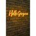 29.5" Novelty Hello Gorgeous Led Neon Sign Wall Décor
