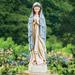 Hand-Painted Virgin Mary Beautiful Garden Statue - 16.500 x 5.880 x 5.250