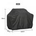 1pcs Black Waterproof Barbecue Cover Dust-proof Rainproof Grill Cover Durable Square Barbecue Protection Cover for Indoor Outdoor Accessories