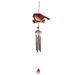 Wind Chimes Large Tube Outdoor Bird Wind Chimes Indoor Colorful Metal Music Beautiful Wind Chimes Hanging In The Room Balcony Window Garden Courtyard Solar Color Changing Lights Outdoor Butterflies