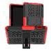 Case for Amazon Kindle Fire 7 12th Gen 2022 Shockproof Heavy Duty Anti-falling Rugged Double Protection Hybrid Case Cover with Kickstand for Amazon Kindle Fire 7 12th Gen 2022 - Red