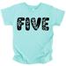 Five Floral Numbers Ages 1-7 Girl s 5th Birthday Shirt Chill Shirt 5-6