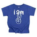 I Am Two 2nd Birthday T-Shirt for Boys Second Birthday Outfit Vintage Royal Shirt 2T