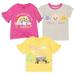 CoComelon JJ Toddler Girls 3 Pack T-Shirts Infant to Toddler