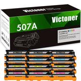 Victoner 12-Pack Compatible Toner for HP 507A 507X CE401A CE402A CE403A Use With HP LaserJet pro 400 series 500 color M551 M575 MFP M575F 3x Black 3x Cyan 3x Magenta 3x Yellow