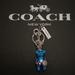 Coach Accessories | Coach 2755 Coach Marvel Captain America Bear Bag Charm Keychain Fob Metal Silver | Color: Blue/Silver | Size: Os