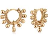 Free People Jewelry | Hoop Earrings 18k Gold Plated Tiny Huggy Hoop | Color: Gold | Size: Os